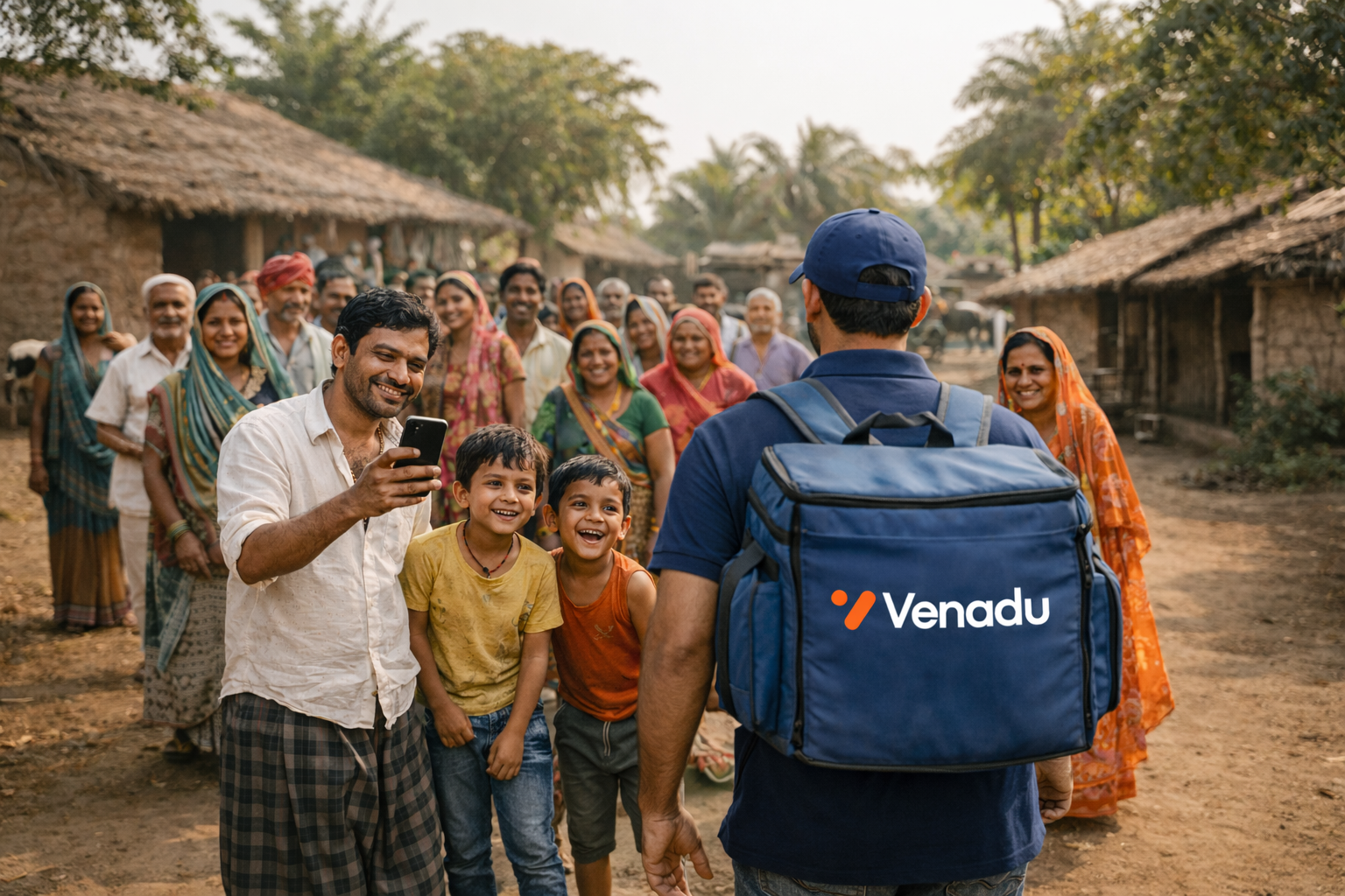 Venadu community — local sellers and delivery partners across India