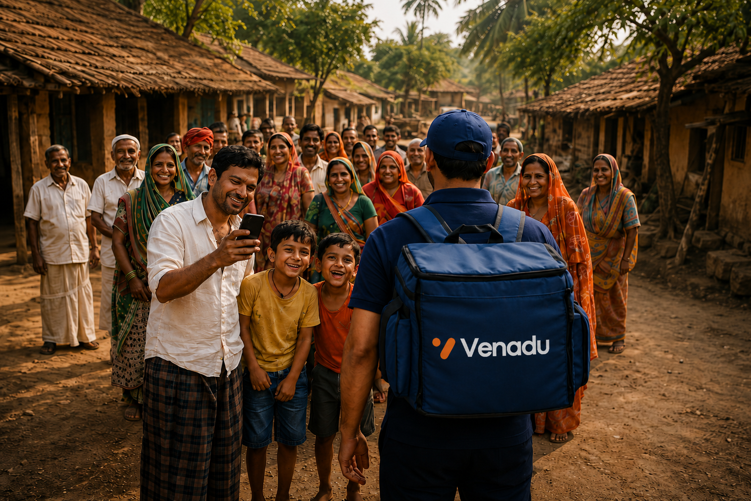 Venadu community — local sellers and delivery partners across India